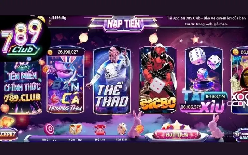 Sảnh A Thể thao 789Club