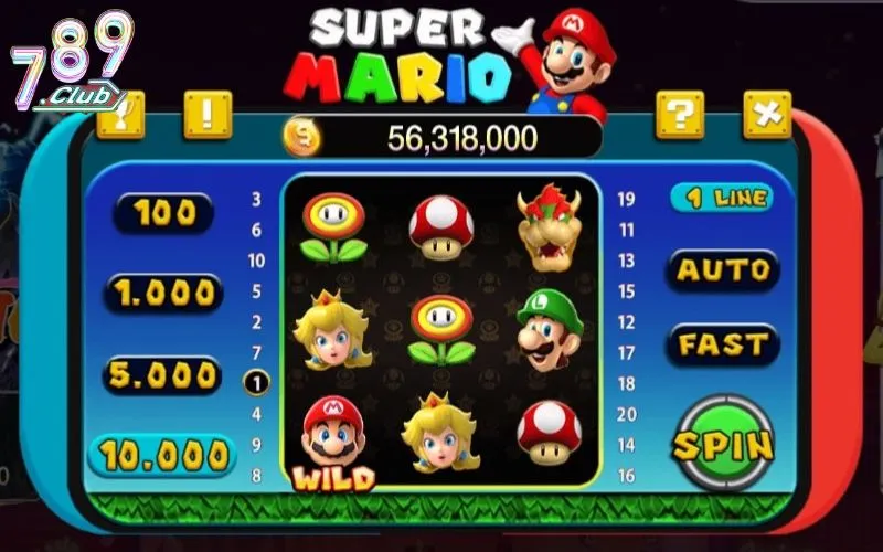 Super Mario 789Club nổ hũ nhanh tay tiền về ngay ví