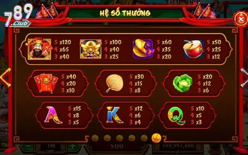 Lân Hái Lộc 789Club tặng hũ phú quý hàng ngày