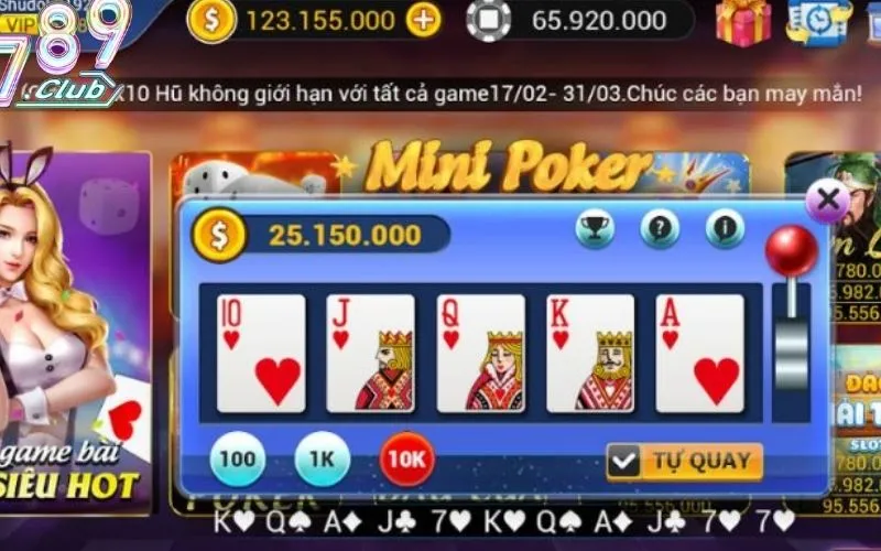 Mini Poker 789Club: Chiến thuật chơi hiệu quả ăn tiền 3 Mini Poker 789Club: Chiến thuật chơi hiệu quả ăn tiền